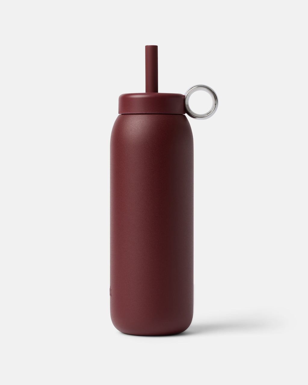Stainless Straw Cap 24oz Black Cherry